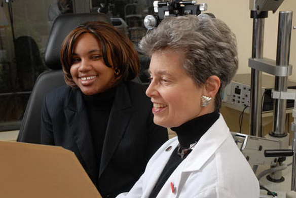 CYNTHIA J. MACKAY, M. D., is a board-certified ophthalmologist